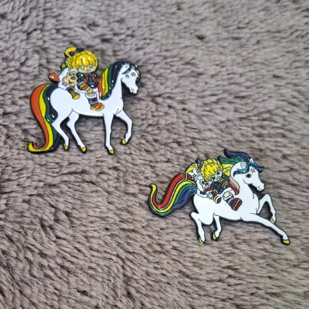 Rainbow Brite Enamel Pin Set
